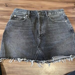 Agolde Quinn Denim Skirt